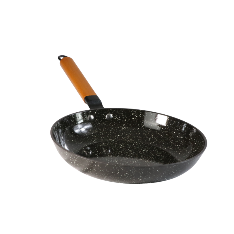 Marble Enamel Cast Iron Frying Pan - Image 2