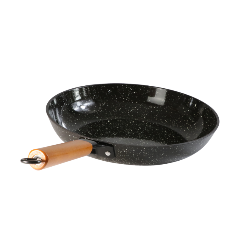 Marble Enamel Cast Iron Frying Pan - Image 3