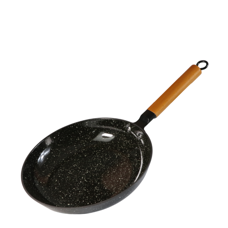 Marble Enamel Cast Iron Frying Pan - Image 4