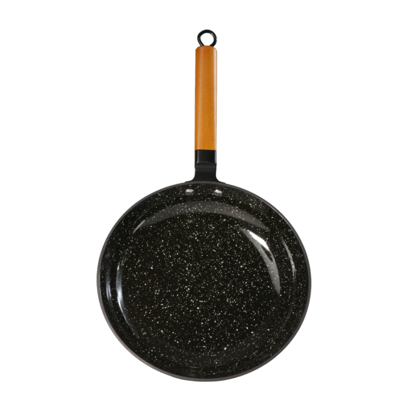 Marble Enamel Cast Iron Frying Pan - Image 5