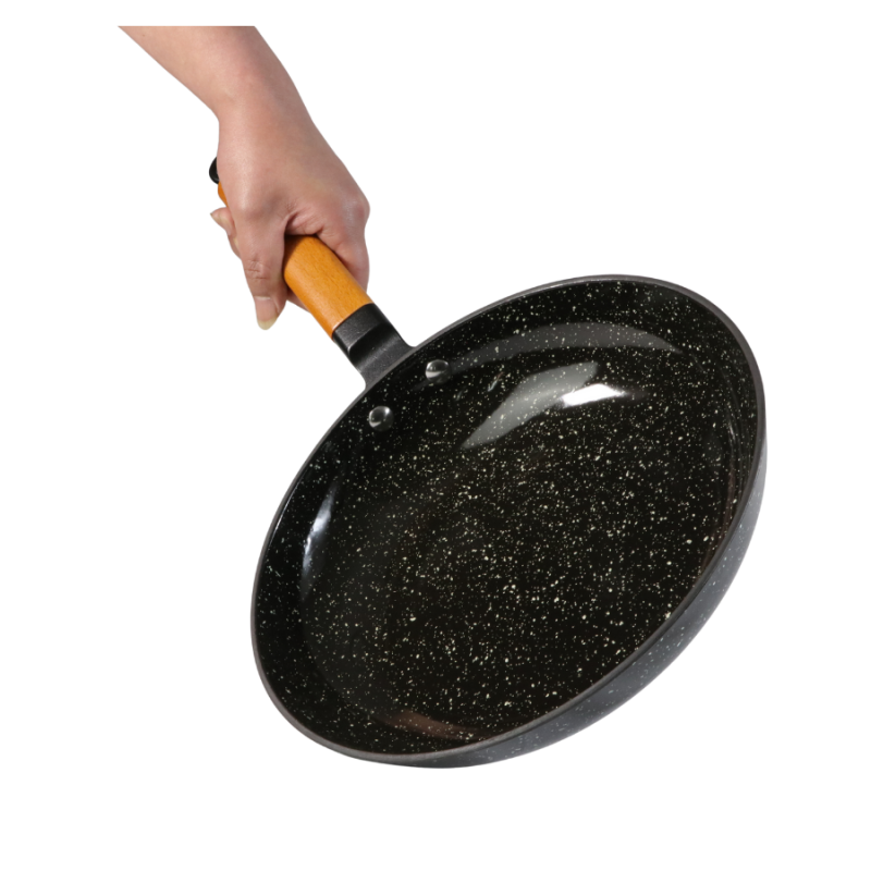 Marble Enamel Cast Iron Frying Pan - Image 6
