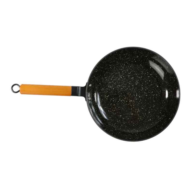 Marble Enamel Cast Iron Frying Pan - Image 7