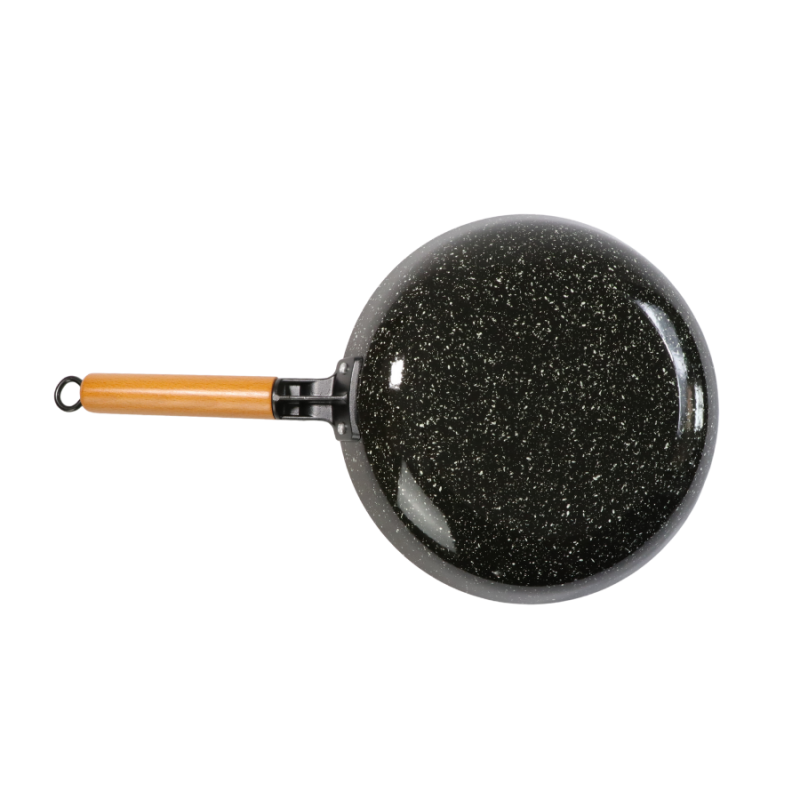 Marble Enamel Cast Iron Frying Pan - Image 8