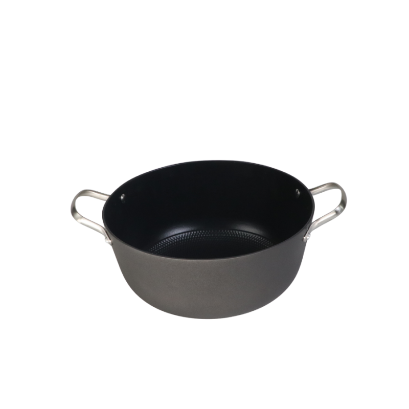 Low-fat texture enamel nonstick cast iron Deep Casserole - Image 2