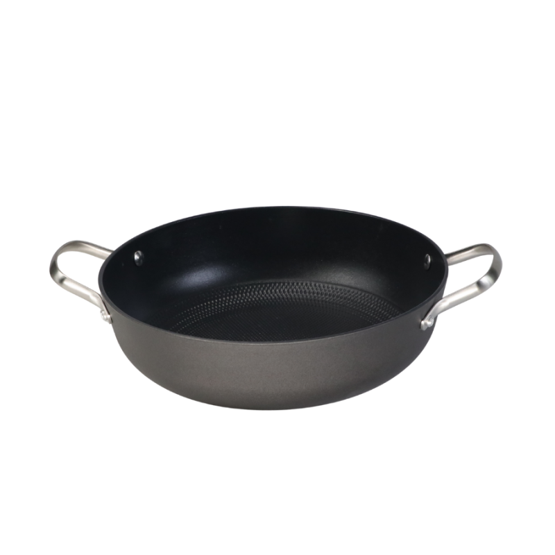 Low-fat texture enamel nonstick cast iron Shallow Casserole - Image 2
