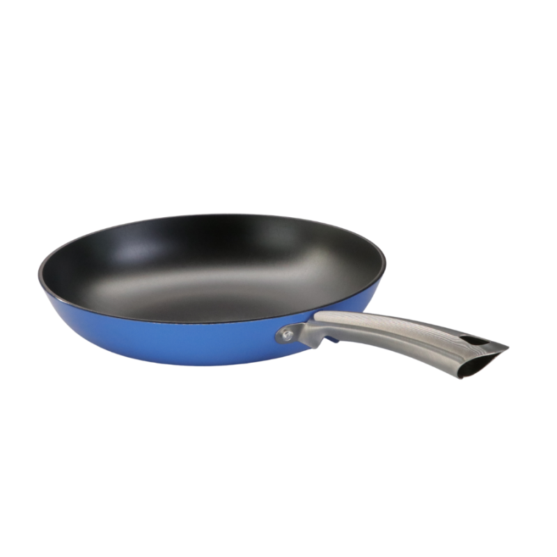 Enamel & Pre-seasoned cast iron fry pan - Image 3