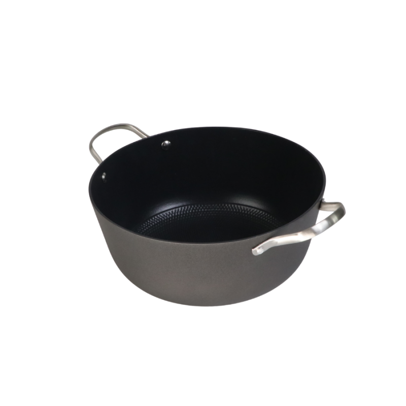 Low-fat texture enamel nonstick cast iron Deep Casserole - Image 3