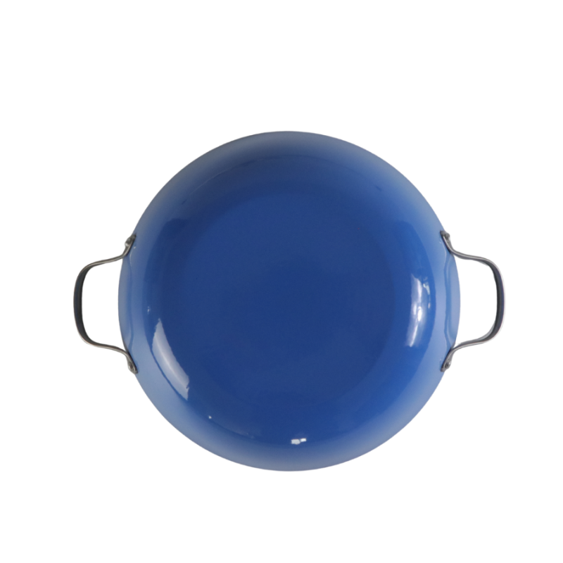 Enamel & Pre-seasoned cast iron shallow casserole - Image 8