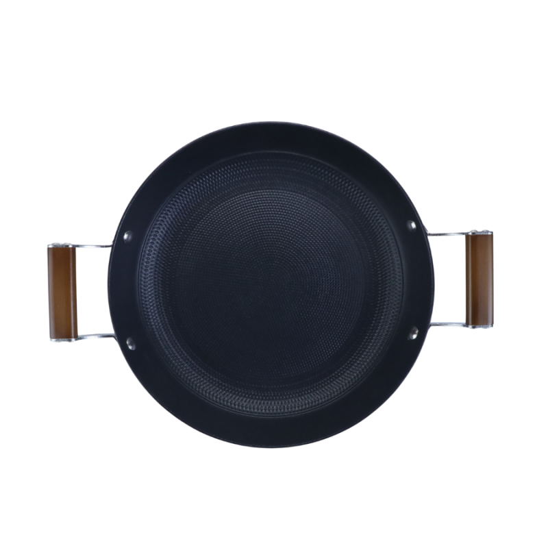 Low-fat texture enamel nonstick cast iron fry pan - Image 12