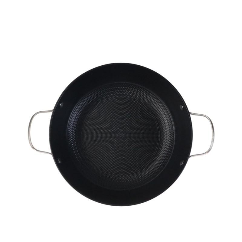 Low-fat texture enamel nonstick cast iron Shallow Casserole - Image 4