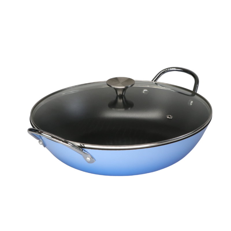 Ti-Reinforced Non-stick Cast Iron Shallow Casserole - Image 5