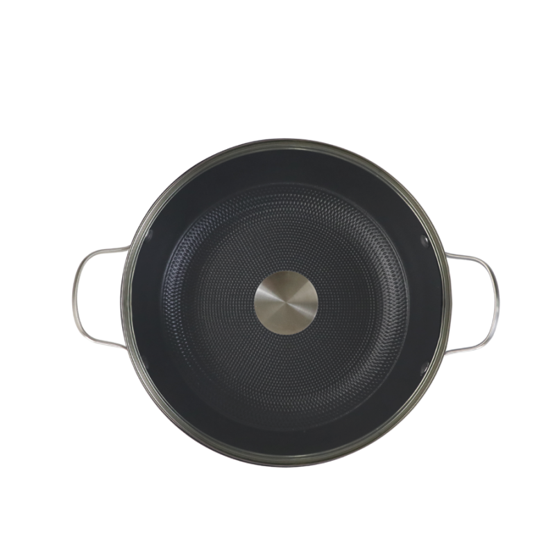 Low-fat texture enamel nonstick cast iron Shallow Casserole - Image 5