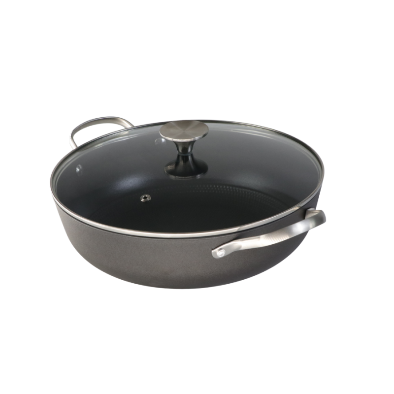 Low-fat texture enamel nonstick cast iron Shallow Casserole - Image 6