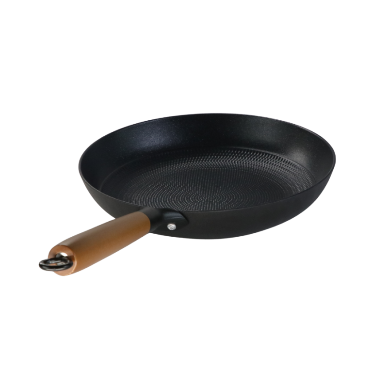 Low-fat texture enamel nonstick cast iron fry pan - Image 4