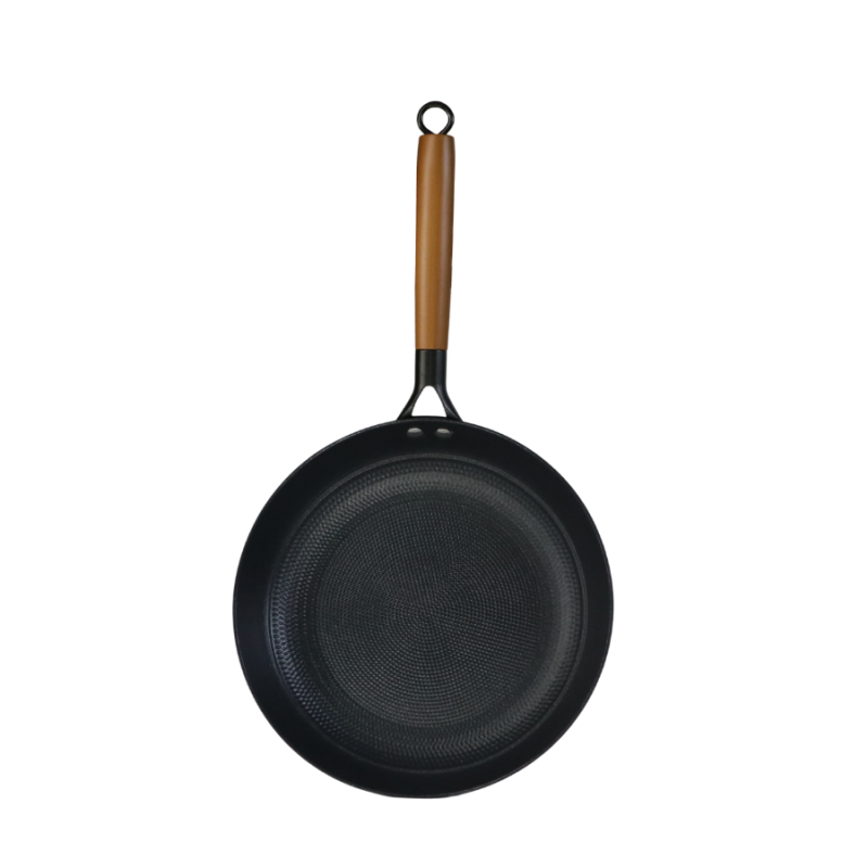 Low-fat texture enamel nonstick cast iron fry pan - Image 5