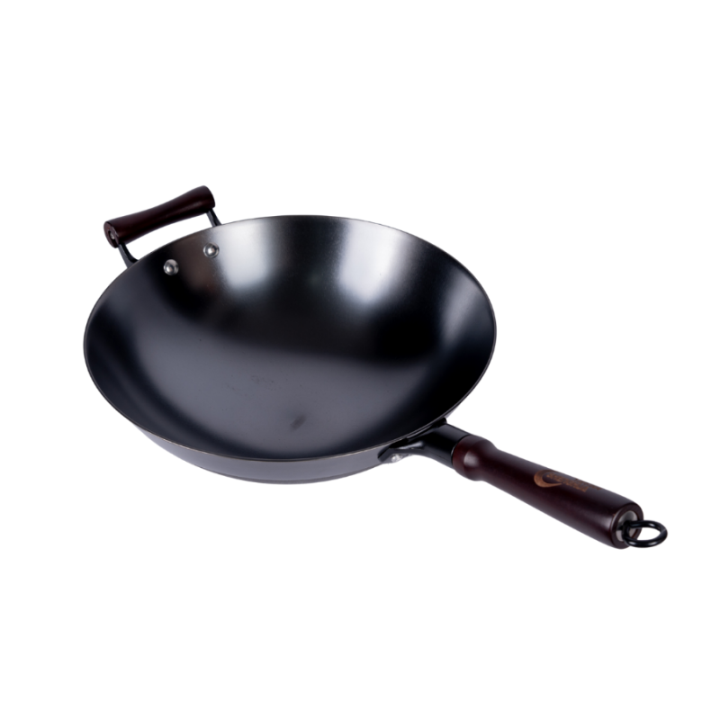 Stir-fry nitriding cast iron wok  （Round bottom) - Image 4