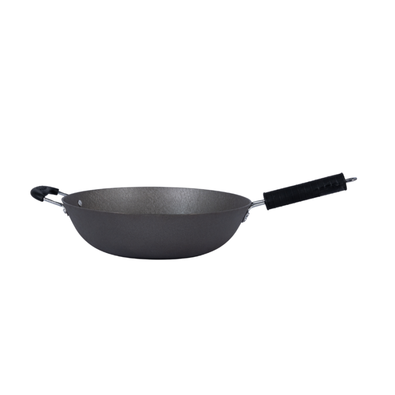 Double-side polished cast iron wok - Image 9