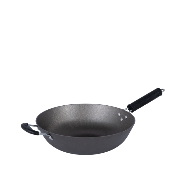Double-side polished cast iron wok - Image 11