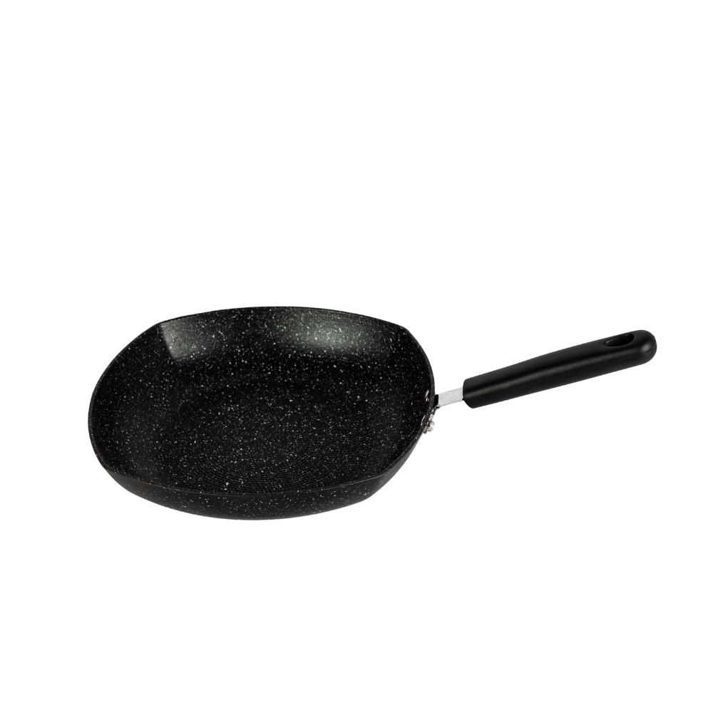 Marble nonstick cast iron square frying pan - Image 3