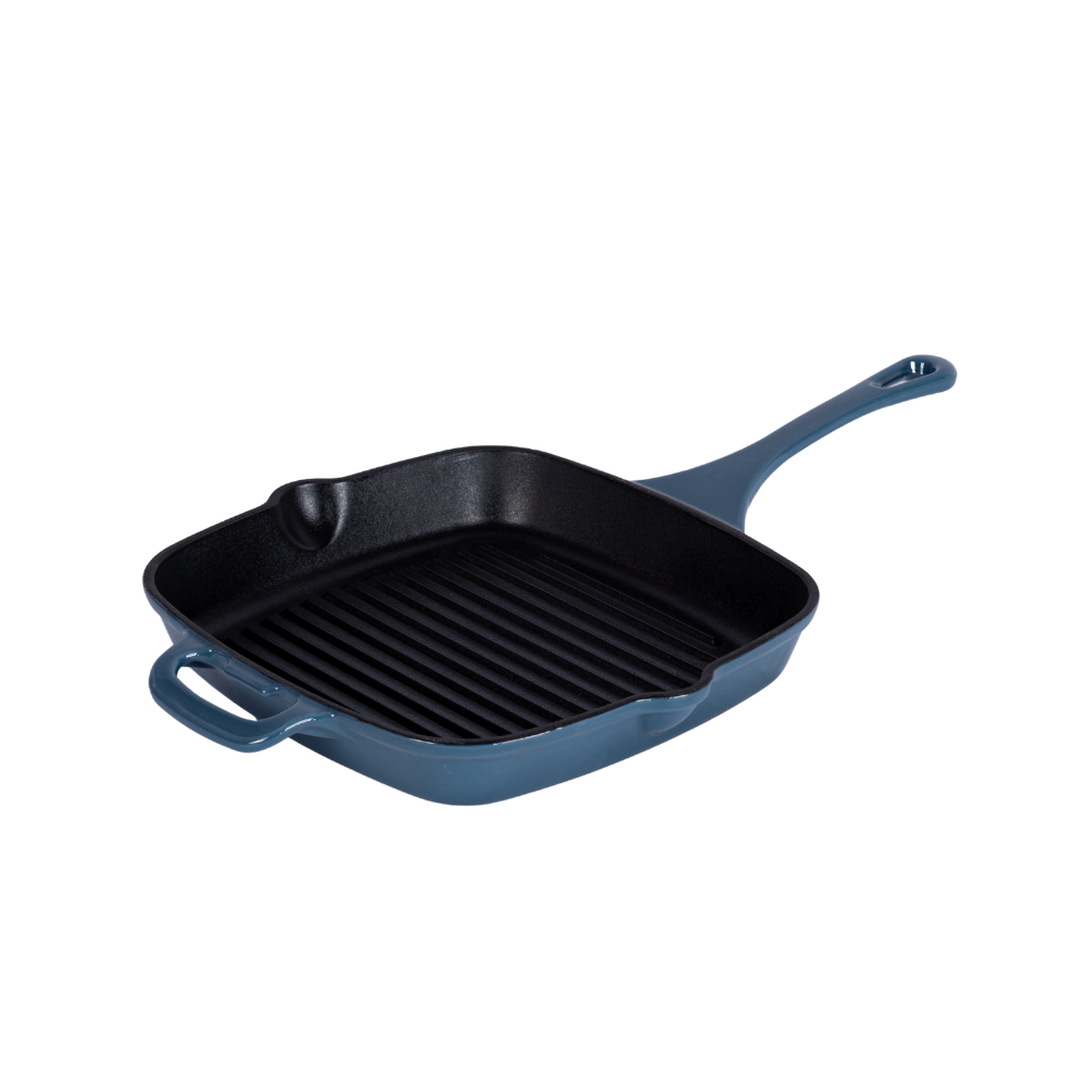 Traditional enameled cast iron grill pan - Image 4