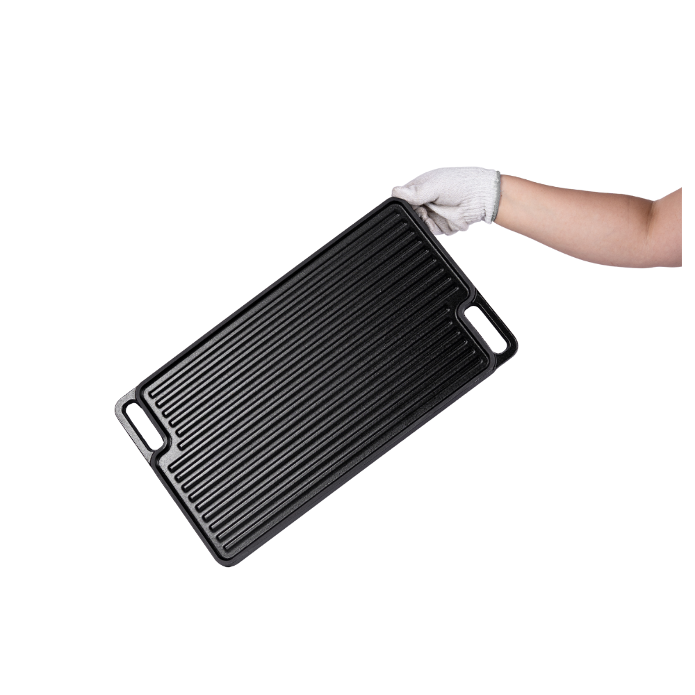 Traditional enameled cast iron grill pan - Image 4