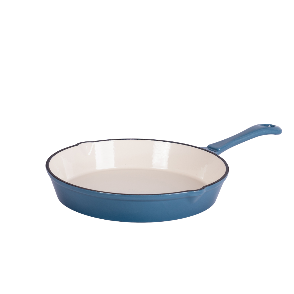 Traditional enameled cast iron skillet - Image 3