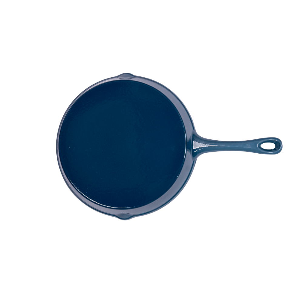 Traditional enameled cast iron skillet - Image 7