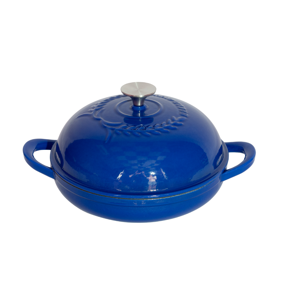 Traditional enameled cast iron bread roaster - Image 2