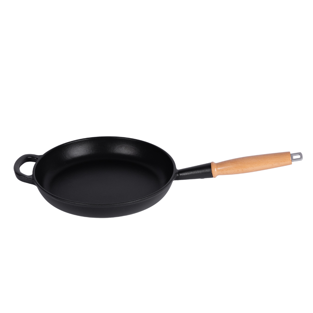 Traditional enameled cast iron skillet - Image 2