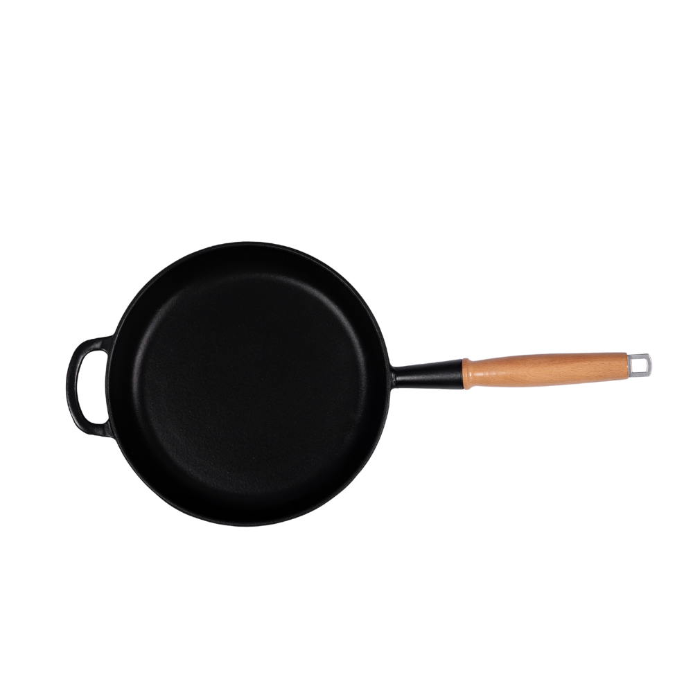 Traditional enameled cast iron skillet - Image 6