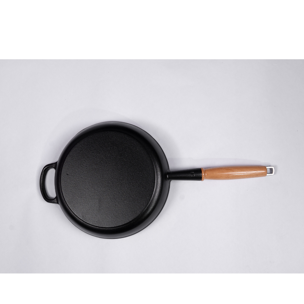 Traditional enameled cast iron skillet - Image 7