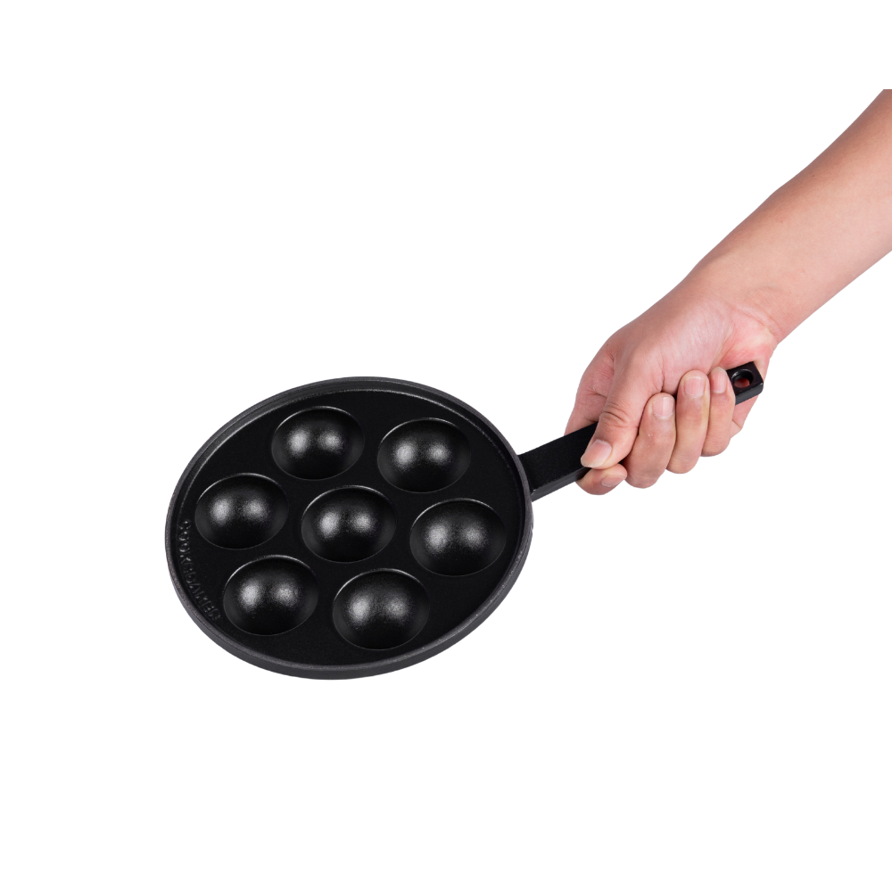 Traditional enameled cast iron skillet - Image 5